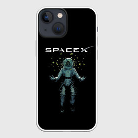 Чехол для iPhone 13 mini с принтом Космос в Курске,  |  | spacex | звезды | илон маск | космонавт | космос | скафандр | технологии