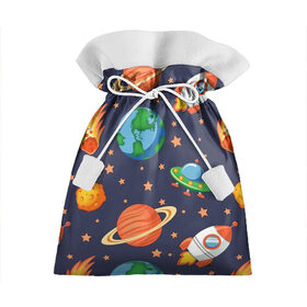 Подарочный 3D мешок с принтом Космическое путешествие в Курске, 100% полиэстер | Размер: 29*39 см | Тематика изображения на принте: арт | астероид | астероиды | звезда | звёзды | земля | космос | планета | планеты | ракета | ракеты | рисунок | сатурн | фобас