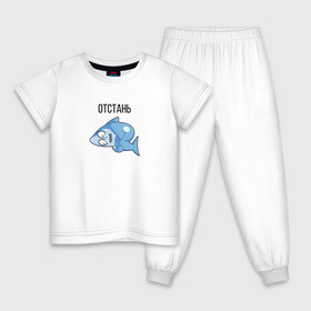 Детская пижама хлопок с принтом Акула в Курске, 100% хлопок |  брюки и футболка прямого кроя, без карманов, на брюках мягкая резинка на поясе и по низу штанин
 | baby shark | sea | shark | акула | акуленок | акулы | море | океан | рыба