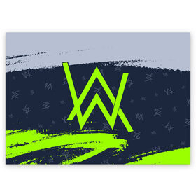 Поздравительная открытка с принтом ALAN WALKER / АЛАН УОКЕР в Курске, 100% бумага | плотность бумаги 280 г/м2, матовая, на обратной стороне линовка и место для марки
 | alan | faded | house | logo | music | walker | алан | вокер | волкер | диджей | лого | логотип | логотипы | музыка | музыкант | символ | символы | танцеальная | уокер | хаус | электронная