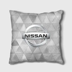 Подушка 3D с принтом NISSAN. в Курске, наволочка – 100% полиэстер, наполнитель – холлофайбер (легкий наполнитель, не вызывает аллергию). | состоит из подушки и наволочки. Наволочка на молнии, легко снимается для стирки | abstract | auto | brand | car | geometry | nissan | nиссан | sport | texture | абстракция | авто | автомобильные | бренд | геометрия | классика | машины | модные | спорт | стиль | текстура