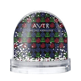 Снежный шар с принтом АВАТАР в Курске, Пластик | Изображение внутри шара печатается на глянцевой фотобумаге с двух сторон | aang | avatar | manga | аанг | аватар | аниме | манга