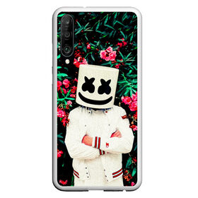 Чехол для Honor P30 с принтом MARSHMELLO ROSES в Курске, Силикон | Область печати: задняя сторона чехла, без боковых панелей | Тематика изображения на принте: fortnite | marshmallo | marshmallow | marshmello | marshmellow | маршмелло | маршмеллоу | розы | фортнайт