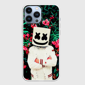 Чехол для iPhone 13 Pro Max с принтом MARSHMELLO ROSES в Курске,  |  | fortnite | marshmallo | marshmallow | marshmello | marshmellow | маршмелло | маршмеллоу | розы | фортнайт