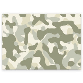 Поздравительная открытка с принтом camouflage 1 в Курске, 100% бумага | плотность бумаги 280 г/м2, матовая, на обратной стороне линовка и место для марки
 | армия россии | войска | камуфляж | орнамент | узор