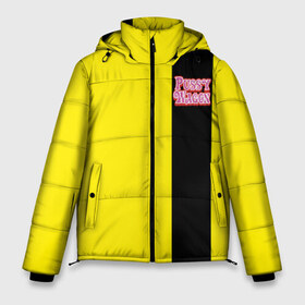 Мужская зимняя куртка 3D с принтом Kill Bill - Pussy Wagon в Курске, верх — 100% полиэстер; подкладка — 100% полиэстер; утеплитель — 100% полиэстер | длина ниже бедра, свободный силуэт Оверсайз. Есть воротник-стойка, отстегивающийся капюшон и ветрозащитная планка. 

Боковые карманы с листочкой на кнопках и внутренний карман на молнии. | kill bill | pickup | pussy | pussy wagon | tarantino | wagon | квентин тарантино | пикап | пусси вагон | тарантино