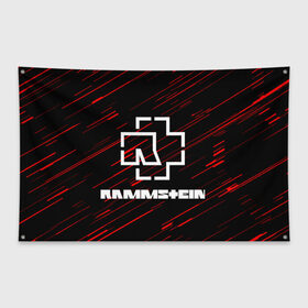 Флаг-баннер с принтом Rammstein. в Курске, 100% полиэстер | размер 67 х 109 см, плотность ткани — 95 г/м2; по краям флага есть четыре люверса для крепления | music | rammstein | rock | индастриал метал | метал группа | музыка | музыкальная группа | немецкая метал группа | рамштайн | рок | хард рок