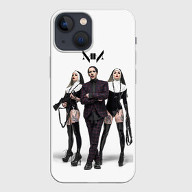 Чехол для iPhone 13 mini с принтом Marilyn Manson в Курске,  |  | art | logo | manson | marilyn | rock | usa | великий | лого | логотип | мэнсон | мэрилин | рок | ужасный