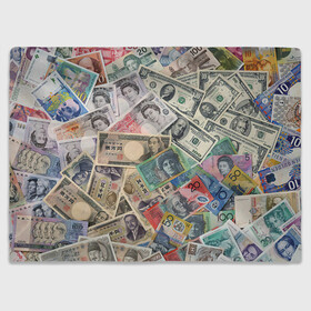 Плед 3D с принтом Деньги в Курске, 100% полиэстер | закругленные углы, все края обработаны. Ткань не мнется и не растягивается | арт | банкноты | валюта | деньги | доллары | зеленый | иена | красный | серый | синий | фунт стерлингов | юани