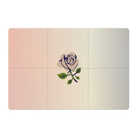 Магнитный плакат 3Х2 с принтом Бежевая роза в Курске, Полимерный материал с магнитным слоем | 6 деталей размером 9*9 см | Тематика изображения на принте: беж | красота | мода | модный | природа | роза | стиль | цветок
