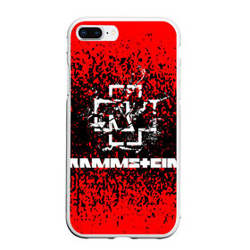 Чехол для iPhone 7Plus/8 Plus матовый с принтом Rammstein. в Курске, Силикон | Область печати: задняя сторона чехла, без боковых панелей | music | rammstein | rock | индастриал метал | метал группа | музыка | музыкальная группа | немецкая метал группа | рамштайн | рок | хард рок