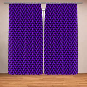Фотошторы с принтом Dorri в Курске, Блэкаут (светозащита 90%) / Габардин (светозащита 40% | 2 полотна шириной по 145 см; Высота 200-300 см; Крепление: шторная лента (на крючки); | abstraction | pattern | purple | shapes | абстракция | паттерн | фиолетовый | формы