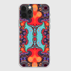 Чехол для iPhone 12 Pro Max с принтом Jecson в Курске, Силикон |  | abstraction | colorful | fractal | pattern | shape | абстракция | разноцветный | узор | формы | фрактал