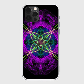 Чехол для iPhone 12 Pro Max с принтом Terol в Курске, Силикон |  | abstraction | colorful | fractal | geometry | mandala | neon | pattern | pink | sacral | абстракция | геометрия | неон | разноцветный | розовый | сакральный | узор | фрактал