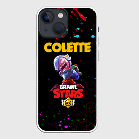 Чехол для iPhone 13 mini с принтом BRAWL STARS COLETTE. в Курске,  |  | 8 bit | brawl stars | colette | crow | gale | leon | max | mecha | mecha crow | mr.p | sally leon | shark | tara | virus 8 bit | werewolf leon | акула | берли | бравл старс | ворон | коллет | макс | оборотень