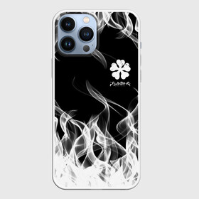 Чехол для iPhone 13 Pro Max с принтом Black Clover on smoky background в Курске,  |  | anime | black clover | аниме | боевик | буракку куро:ба | кино | комедия | магия | мультфильм | фэнтези | черный клевер | японская сёнэн манга