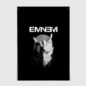 Постер с принтом EMINEM в Курске, 100% бумага
 | бумага, плотность 150 мг. Матовая, но за счет высокого коэффициента гладкости имеет небольшой блеск и дает на свету блики, но в отличии от глянцевой бумаги не покрыта лаком | 