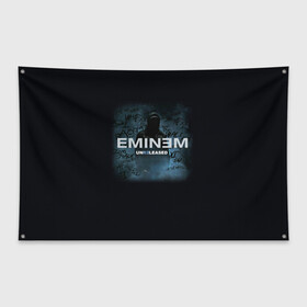 Флаг-баннер с принтом EMINEM в Курске, 100% полиэстер | размер 67 х 109 см, плотность ткани — 95 г/м2; по краям флага есть четыре люверса для крепления | eminem | rap | актёр | американский рэпер | композитор | маршалл | продюсер | рэп | рэпер | эминем