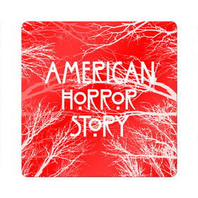 Магнит виниловый Квадрат с принтом American Horror Story. в Курске, полимерный материал с магнитным слоем | размер 9*9 см, закругленные углы | american horror story | netflix | американ хоррор стори | американская история ужасов | драма | загадочные события | кино | мини сериал | нетфликс | очень странные дела | сериалы | триллер | ужасы | фантастика