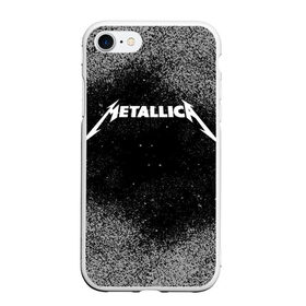 Чехол для iPhone 7/8 матовый с принтом Metallica. в Курске, Силикон | Область печати: задняя сторона чехла, без боковых панелей | 