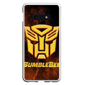 Чехол для Samsung S10E с принтом Bumblebee. в Курске, Силикон | Область печати: задняя сторона чехла, без боковых панелей | 