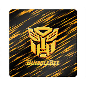 Магнит виниловый Квадрат с принтом Bumblebee. в Курске, полимерный материал с магнитным слоем | размер 9*9 см, закругленные углы | автобот разведчик | автоботы | бамблби | боевик | кино | кино трансформеры | персонаж вселенной трансформеров | приключения | трансформеры | фантастика | фильмы