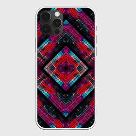 Чехол для iPhone 12 Pro Max с принтом Monna в Курске, Силикон |  | colorful | geometric | kaleidoscope | mosaic | pattern | rhombuses | squares | геометрический | калейдоскоп | квадраты | мозаика | разноцветный | ромбы | узор