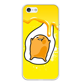 Чехол для iPhone 5/5S матовый с принтом Gudetama в Курске, Силикон | Область печати: задняя сторона чехла, без боковых панелей | gudetama | анимешное яйцо | гудетама | желток | стекающее яйцо | яичница