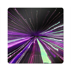 Магнит виниловый Квадрат с принтом Rollo в Курске, полимерный материал с магнитным слоем | размер 9*9 см, закругленные углы | abstraction | blur | immersion | light | lines | long exposure | purple | абстракция | длинная выдержка | линии | погружение | размытость | свет | фиолетовый