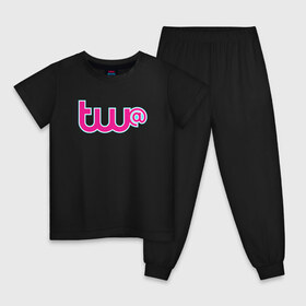 Детская пижама хлопок с принтом GTA Online: Tw@ в Курске, 100% хлопок |  брюки и футболка прямого кроя, без карманов, на брюках мягкая резинка на поясе и по низу штанин
 | 
