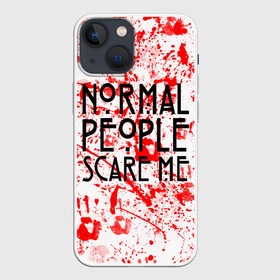 Чехол для iPhone 13 mini с принтом Normal People Scare Me. в Курске,  |  | american horror story | games | normal people scare me | аутизм | документальный фильм об аутизме | игры | кино | люди | нормал пипл скар ми | очень странные дела | фильмы
