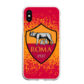 Чехол для iPhone XS Max матовый с принтом ROMA. в Курске, Силикон | Область печати: задняя сторона чехла, без боковых панелей | Тематика изображения на принте: fc | football | football club | roma | sport | альба аудаче | итальянский футбольный клуб | рим | рома | спорт | уефа | униформа | фирменные цвета | фк | фк роман | фортитудо про рома | футбол | футбольный клуб