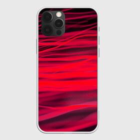 Чехол для iPhone 12 Pro Max с принтом Reding в Курске, Силикон |  | abstraction | blur | light | lines | red | абстракция | красный | линии | размытость | свет