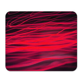 Коврик для мышки прямоугольный с принтом Reding в Курске, натуральный каучук | размер 230 х 185 мм; запечатка лицевой стороны | abstraction | blur | light | lines | red | абстракция | красный | линии | размытость | свет