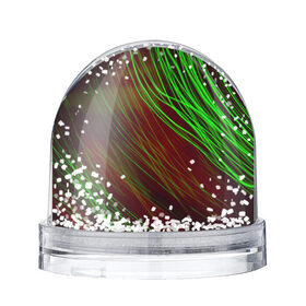 Снежный шар с принтом Qleen в Курске, Пластик | Изображение внутри шара печатается на глянцевой фотобумаге с двух сторон | Тематика изображения на принте: abstraction | blur | green | light | lines | абстракция | зелёный | линии | размытость | свет