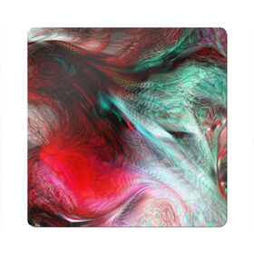Магнит виниловый Квадрат с принтом Roflex в Курске, полимерный материал с магнитным слоем | размер 9*9 см, закругленные углы | abstraction | colorful | light | lines | patterns | red | spots | абстракция | красный | линии | пятна | разноцветный | свет | узоры
