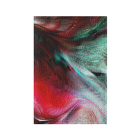 Обложка для паспорта матовая кожа с принтом Roflex в Курске, натуральная матовая кожа | размер 19,3 х 13,7 см; прозрачные пластиковые крепления | abstraction | colorful | light | lines | patterns | red | spots | абстракция | красный | линии | пятна | разноцветный | свет | узоры