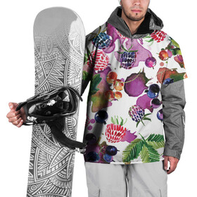 Накидка на куртку 3D с принтом Ягоды в Курске, 100% полиэстер |  | арт | зеленый | краска | краски | красный | листок | листья | малина | пятна | пятна краски | растение | рисунок | синий | тёмный | фиолетовый | чёрная малина | черника