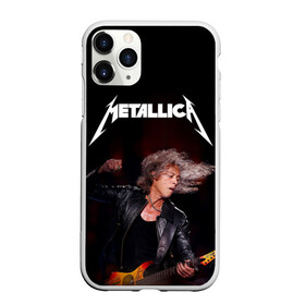 Чехол для iPhone 11 Pro Max матовый с принтом Metallica Kirk Hammett в Курске, Силикон |  | guitar | guitarist | heavy | kirk hammett | metall | metallica | rock | trash | кирк хэммит | металл | металлика | рок | хэви