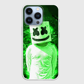 Чехол для iPhone 13 Pro с принтом MARSHMELLO в Курске,  |  | Тематика изображения на принте: fortnite | marshmallo | marshmallow | marshmello | marshmellow | маршмелло | маршмеллоу | розы | фортнайт