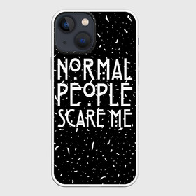 Чехол для iPhone 13 mini с принтом Normal People Scare Me. в Курске,  |  | american horror story | games | normal people scare me | аутизм | документальный фильм об аутизме | игры | кино | люди | нормал пипл скар ми | очень странные дела | фильмы