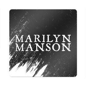 Магнит виниловый Квадрат с принтом MARILYN MANSON / М. МЭНСОН в Курске, полимерный материал с магнитным слоем | размер 9*9 см, закругленные углы | logo | manson | marilyn | music | rock | группа | лого | логотип | логотипы | менсон | мерилин | мерлин | музыка | мэнсон | мэрилин | рок | символ