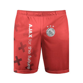 Мужские шорты спортивные с принтом Ajax Amsterdam в Курске,  |  | Тематика изображения на принте: ajax | fc ajax | аякс | фк аякс | футбол