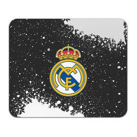 Коврик для мышки прямоугольный с принтом REAL MADRID / РЕАЛ МАДРИД в Курске, натуральный каучук | размер 230 х 185 мм; запечатка лицевой стороны | football | logo | madrid | real | realmadrid | sport | клуб | лого | логотип | логотипы | мадрид | реал | реалмадрид | символ | символы | спорт | форма | футбол | футбольная