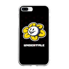 Чехол для iPhone 7Plus/8 Plus матовый с принтом UNDERTALE в Курске, Силикон | Область печати: задняя сторона чехла, без боковых панелей | Тематика изображения на принте: sans | undertale | андертале | андертейл | игра | подземная история | подземная сказка | санс | ундертале