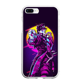 Чехол для iPhone 7Plus/8 Plus матовый с принтом JoJo’s Bizarre Adventure в Курске, Силикон | Область печати: задняя сторона чехла, без боковых панелей | anime | jojo | jojo bizarre adventure | jojo’s bizarre adventure | аниме | джоджо | манга | невероятные приключения джоджо