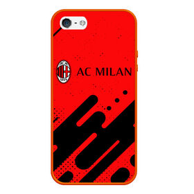 Чехол для iPhone 5/5S матовый с принтом AC MILAN / МИЛАН в Курске, Силикон | Область печати: задняя сторона чехла, без боковых панелей | ac | ac milan | acm | football | logo | milan | sport | клуб | лого | логотип | логотипы | милан | символ | символы | спорт | форма | футбол | футбольная | футбольный