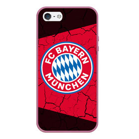 Чехол для iPhone 5/5S матовый с принтом FC BAYERN / БАВАРИЯ в Курске, Силикон | Область печати: задняя сторона чехла, без боковых панелей | bayern | club | fc | footbal | logo | бавария | знак | клуб | лого | логотип | логотипы | символ | символы | форма | футбол | футбольная | футбольный