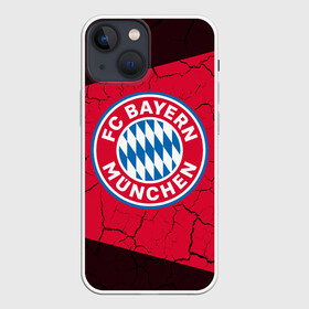 Чехол для iPhone 13 mini с принтом FC BAYERN   БАВАРИЯ в Курске,  |  | bayern | club | fc | footbal | logo | бавария | знак | клуб | лого | логотип | логотипы | символ | символы | форма | футбол | футбольная | футбольный