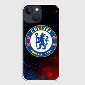 Чехол для iPhone 13 mini с принтом CHELSEA F.C.   ЧЕЛСИ в Курске,  |  | chelsea | club | footbal | logo | знак | клуб | логотип | логотипы | символ | символы | форма | футбол | футбольная | футбольный | челси